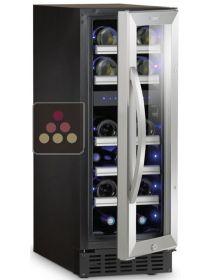 Dual temperature wine cabinet for storage and/or service DOMETIC