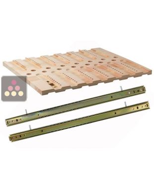 Sliding shelf Collector reversible - bordeaux / burgundy AVINTAGE