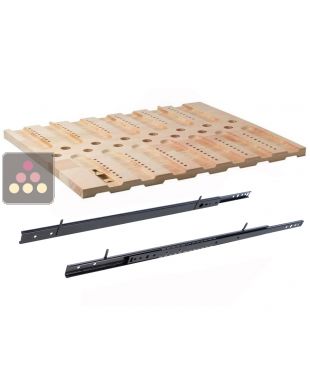 Sliding shelf Collector reversible bordeaux / burgundy AVINTAGE