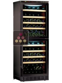 Dual temperature built in wine storage and service cabinet CALICE