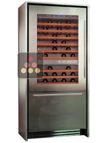 Multipurpose wine cabinet with integrated tri-mode compartment - Classic Design KITCHENAID