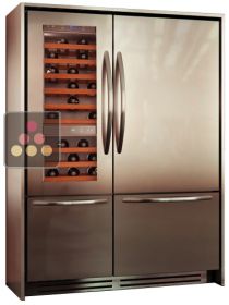 Combination of a Wine Cabinet, a Fridge and 2 compartments Tri-modes - Classic Design KITCHENAID