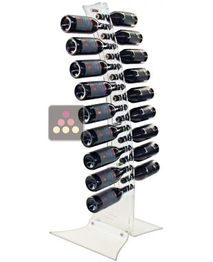 Free Standing display in Plexiglass for 18 bottles SOBRIO