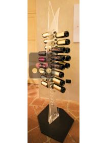 Free Standing display in Plexiglass for 28 bottles SOBRIO