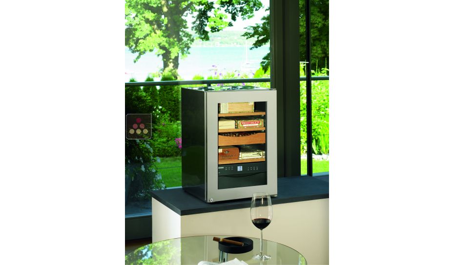 Cigar Humidor with temperature and humidity control.
