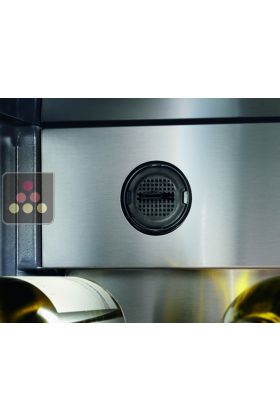 Active carbon filter for wine cabinets
