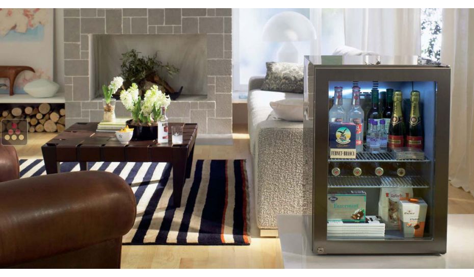 Freestanding fridge with glass door - 45L
