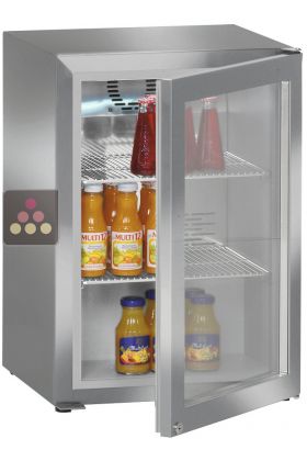 Freestanding fridge with glass door - 45L
