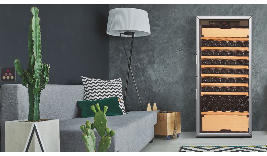 Multi-Purpose Ageing and Service Wine Cabinet for fresh and red wines - Sliding shelves