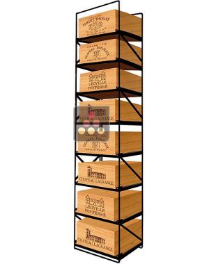 The only solution for storing 8 cases of wine and 96 bottles MODULORACK