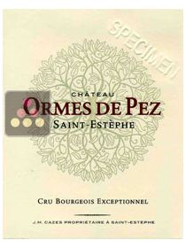 Red Wine Ormes de Pez - Saint Estèphe - 2012 - 0.375 L Sélection Vin