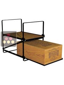 Set of 988 sliding racks for 1976 wooden cases - 23712 bottles MODULORACK