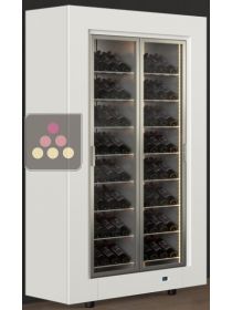 Freestanding multi-purpose wine cabinet for storage or service CALICE DESIGN
