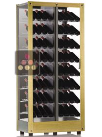 3-sided refrigerated display cabinet for wine storage or service CALICE
