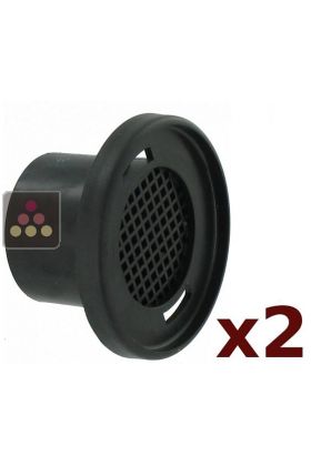 Set of 2 active carbon filter for CLIMADIFF wine cabinet 
