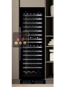 Built-in dual temperature wine conservation and service cabinet LE CHAI