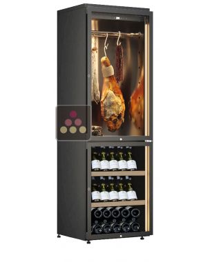 Combined wine service, cold meat and cheese cabinet CALICE