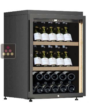 Freestanding single temperature wine cabinet for service - Inclined bottles CALICE