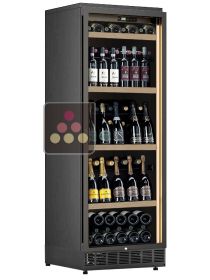 Single temperature built in wine cabinet for storage or service - Mixed shelves CALICE