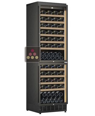 Dual temperature built in wine cabinet for storage and/or service - Sliding shelves CALICE