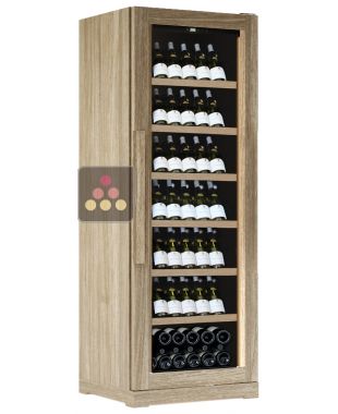 Single temperature wine cabinet for storage or service - Inclined bottles CALICE