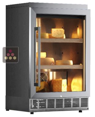 Built-in refrigerated cabinet for cheese storage - Stainless steel front CALICE
