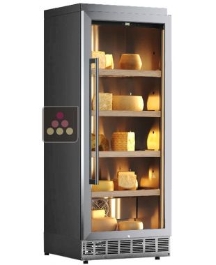 Cheese preservation cabinet built in up to 80Kg - Stainless steel front CALICE