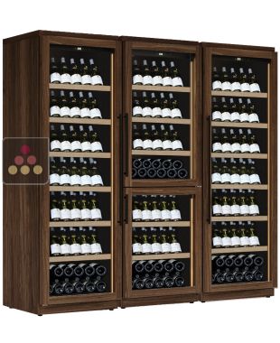 Combination of 3 wine service or storage cabinets - 4 temperature CALICE
