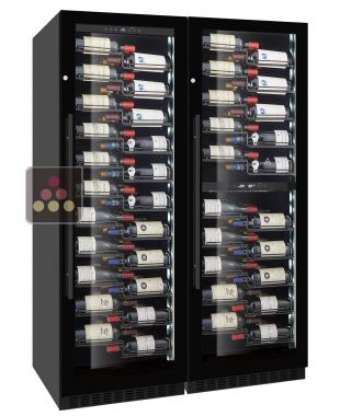 Combined 3 Single temperature wine service or storage cabinets LE CHAI