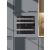 Dual temperature built in wine cabinet for service self-ventilated with a customizable front