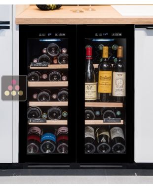 Dual temperature built-in wine cabinet for service AVINTAGE