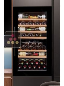 Dual temperature built in wine service cabinet AVINTAGE