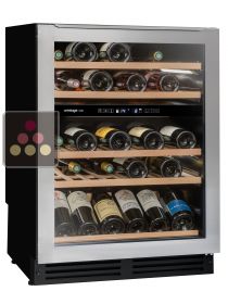 Dual temperature wine cabinet for storage and/or service AVINTAGE
