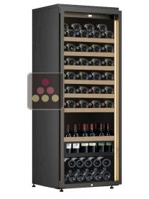 Single temperature built-in wine cabinet for storage or service - Sliding shelves and sliding drawer CALICE