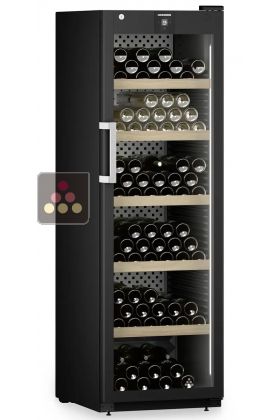 Connected single-temperature wine cabinet for ageing or service