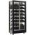 Wine display cabinet - Pro - 4 glazed sides - Interchangeable cover - Inclined and standing bottles