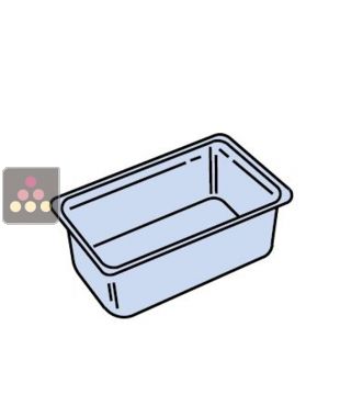 Stainless steel bin - 2,5 liters TECFRIGO