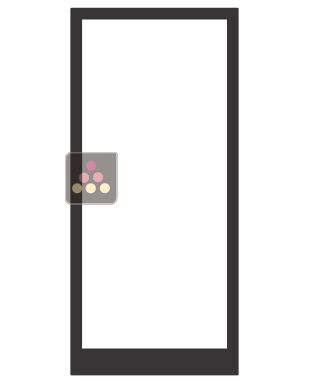 Wooden front cladding for built-in wine display cabinet - D36-53cm deep CALICE DESIGN