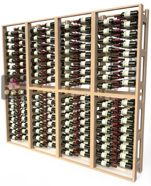 Wooden storage rack for 384 bottles VISIORACK