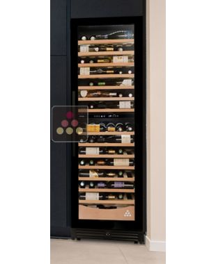 Built-in two temperature wine for service and aging cabinet AVINTAGE