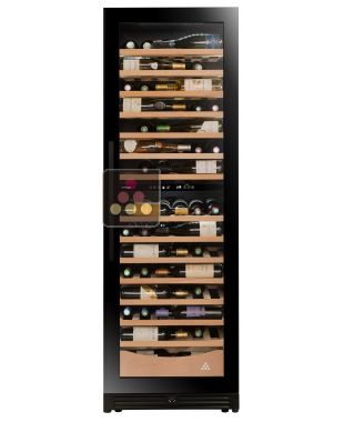 Two temperature wine for service and aging cabinet AVINTAGE