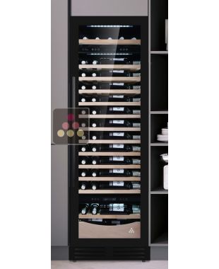 Built-in 3 temperature wine conservation and service cabinet LE CHAI
