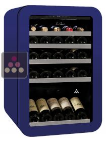 Mono-temperature wine cabinet for service - Blue finish LE CHAI