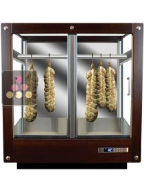 4-sided refrigerated display cabinet for storage or service of delicatessen CALICE