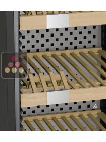 Set of 5 aluminum labels for wooden shelves LIEBHERR