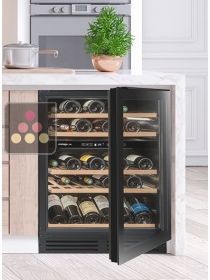 Dual temperature built-in wine cabinet for storage and/or service AVINTAGE