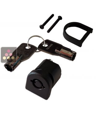 Replacement lock for wine cabinet with 2 keys TRANSTHERM