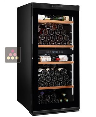 Connected 2 temperature wine cabinet for service and storage  CLIMADIFF