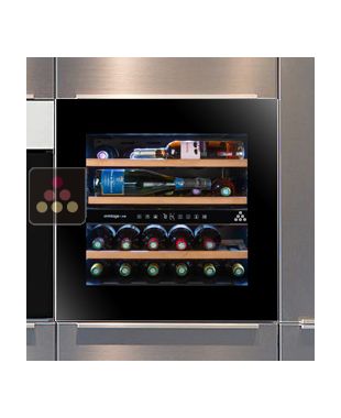 Dual temperature built in wine service cabinet for service self-ventilated- Push/Pull opening AVINTAGE