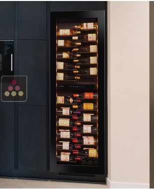 Two temperature wine for service and/or aging integrated cabinet AVINTAGE